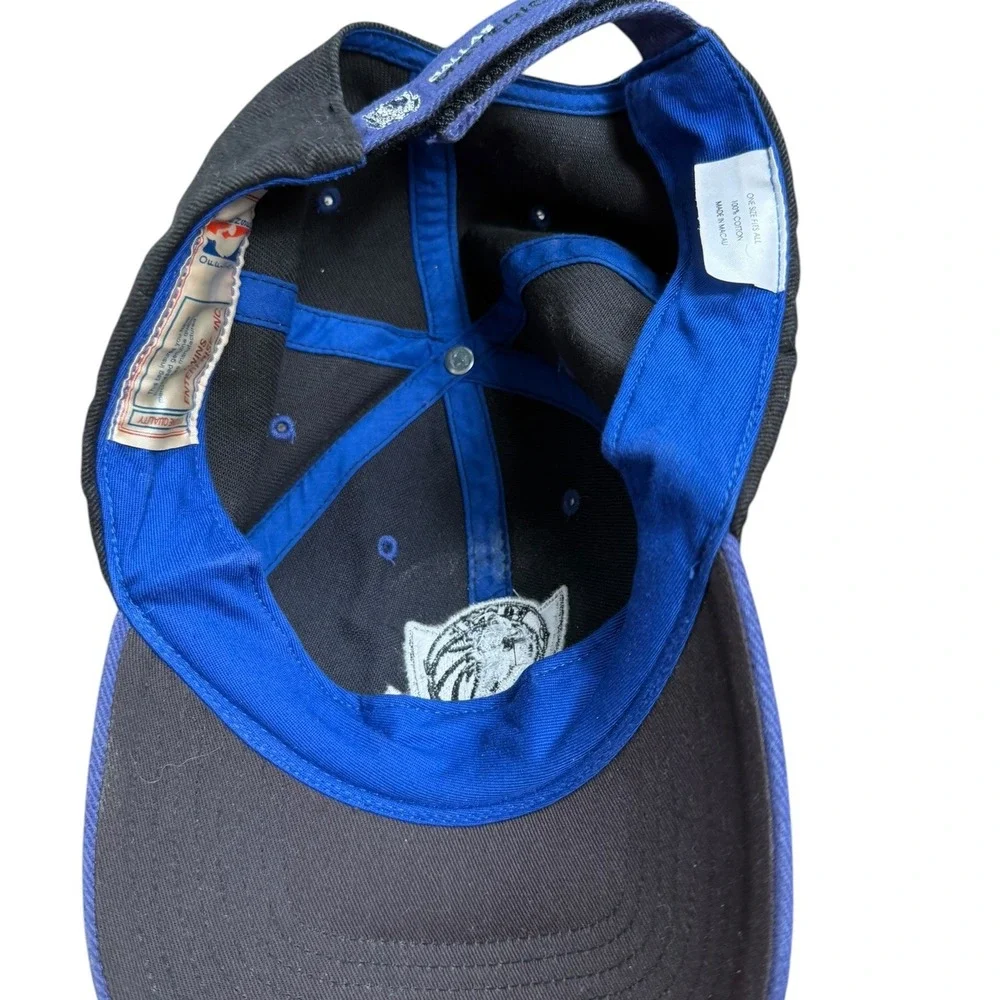 Dallas Mavericks NBA Hat Black Blue Snapback Adjustable Cap‎ Twins Enterprise